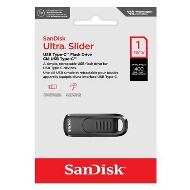 Флеш-накопичувач SanDisk USB 3.2 Gen1 Ultra Slider Type-C 1Tb (400 Mb/s) (SDCZ480-1T00-G46) [803127]