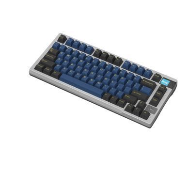Клавіатура бездротова Motospeed Darmoshark K8 Gateron Silver Pro Black-Blue (dmk8bgspro) [606014]