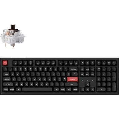 Клавіатура механічна Keychron K10 PRO 100Key, K pro Brown, WL/BT/USB-A, QMK, EN/UKR, RGB, чорний (K10P-B3-UA) [103672]