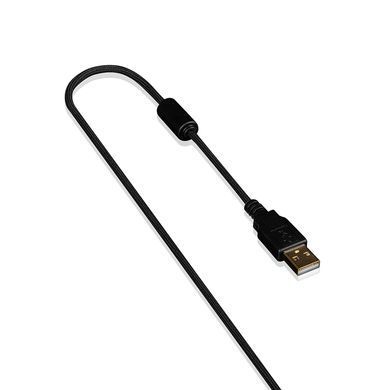 Мишка Modecom Shinobi 3360 Volcano, ігрова, 12000dpi., 6кн., чорна (M-MC-SHINOBI-3360-100) [401187]