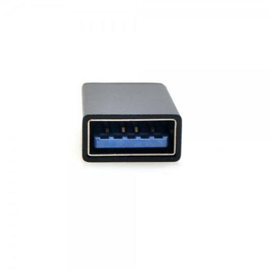 Адаптер Cablexpert USB - USB Type-C V 3.0 (F/M) Black (A-USB3-CMAF-01) [603619]