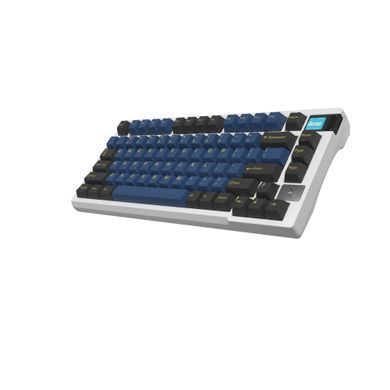 Клавіатура бездротова Motospeed Darmoshark K8 Gateron Silver Pro Black-Blue (dmk8bgspro) [606014]