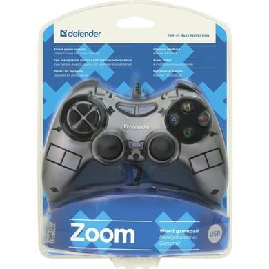 Геймпад Defender Zoom USB Xinput (64244) [401646]
