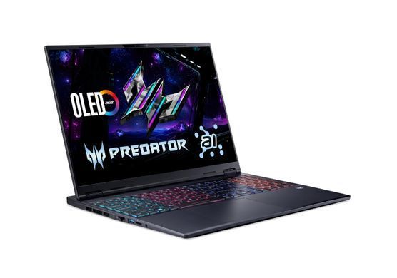 Ноутбук Acer Predator Helios Neo 16S PHN16S-71 16" OLED, Intel U7-255HX, 32GB, F1TB, NVD5060-8, Lin, чорний (NH.QZEEU.009) [114017]