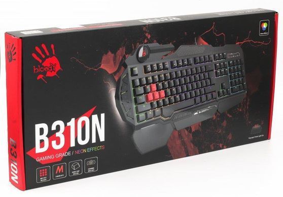 Клавіатура Bloody B310N Black USB (B310N Bloody (Black)) [614683]