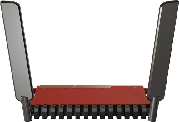 Маршрутизатор Mikrotik, WiFi6 2.4GHz 802.11b/g/n/ax, 800MHz CPU, 512MB RAM, 8x1G E (L009UiGS-2HaxD-IN) [402077]
