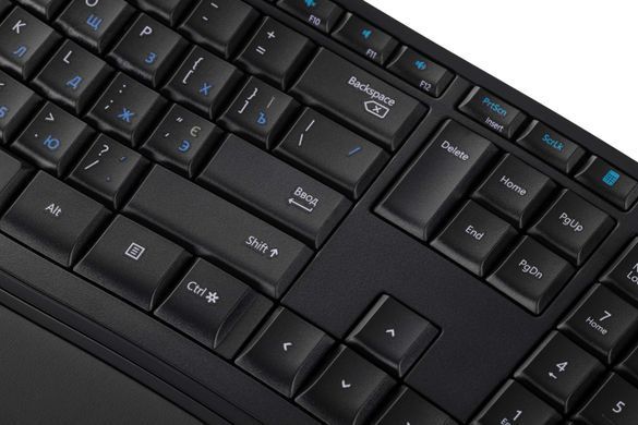Комплект клавіатура та миша Microsoft Comfort Desktop Sculp WL, EN/UK/RU, чорний (L3V-00017) [103519]