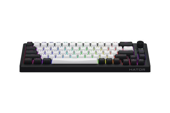 Клавіатура бездротова Hator Skyfall 65 MAG Ultima 8K Wireless Black/White (HTK3860UA) [617732]