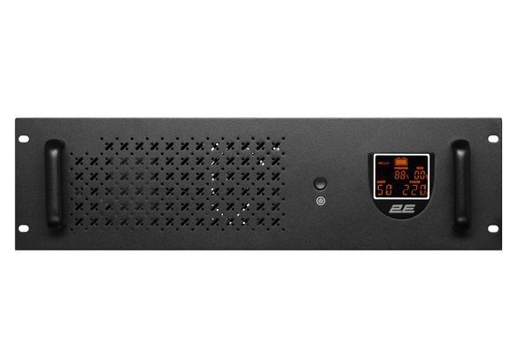 Джерело безперебійного живлення 2E RE2000, 2000VA/1200W, RM 3U, LCD, USB, 2xSchuko (2E-RE2000) [102990]