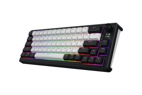 Клавіатура бездротова Hator Skyfall 65 MAG Ultima 8K Wireless Black/White (HTK3860UA) [617732]