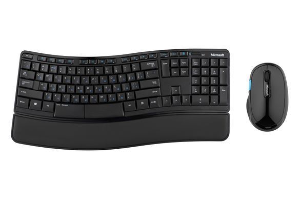 Комплект клавіатура та миша Microsoft Comfort Desktop Sculp WL, EN/UK/RU, чорний (L3V-00017) [103519]