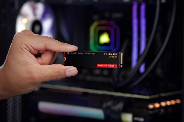 Твердотільний запам&rsquo;ятовувальний пристрій накопичувач (SSD) G4 M.2 NVME 1TB BLACK SN850X SANDISK (WDS100T2X0E) [501453]