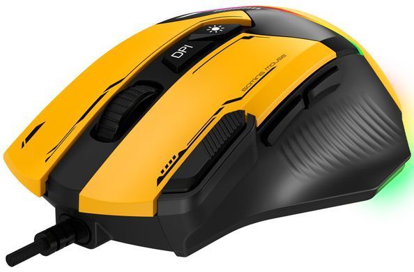 Миша GamePro GM300BL Yellow-Black (GM300Y) [609387]