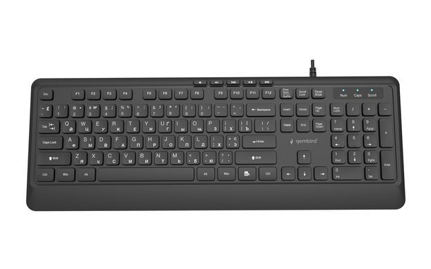 Клавіатура Gembird Black (KB-MCH-05-CYRL) [620099]