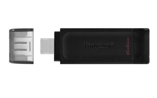 Накопичувач Kingston 64GB USB 3.2 Type-C Gen 1 DT70 (DT70/64GB) [109001]
