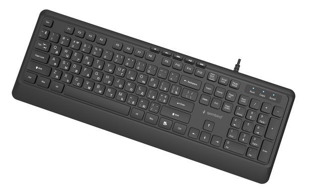 Клавіатура Gembird Black (KB-MCH-05-CYRL) [620099]