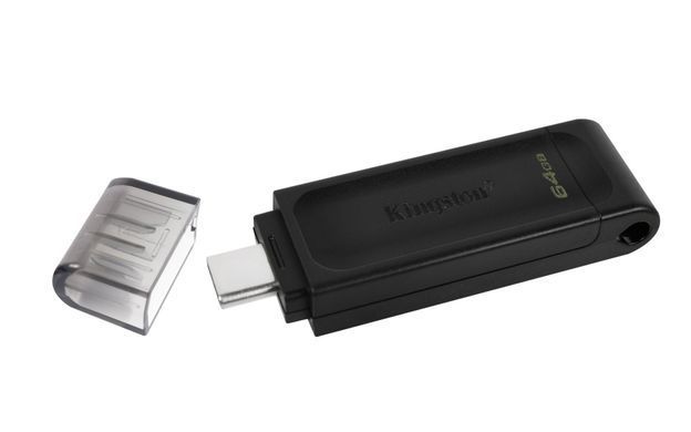 Накопичувач Kingston 64GB USB 3.2 Type-C Gen 1 DT70 (DT70/64GB) [109001]