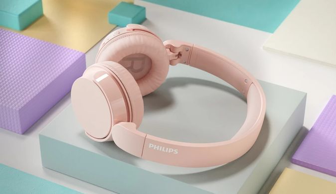 Навушники On-ear Philips TAH4209 BT 5.3, Wireless, Mic, Рожевий (TAH4209PK/00) [107440]