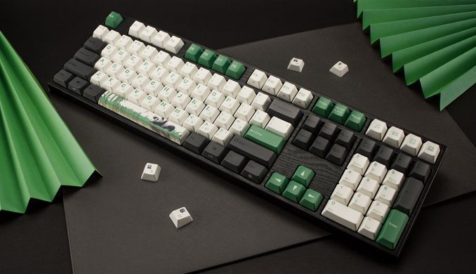 Клавіатура механічна Varmilo APT108 Panda R2, C-TK Red, WL/USB-A, White Led (A93A029D4A5A17A007) [110340]