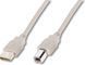 Кабель DIGITUS USB-A > USB-B синхронізації, 3м, бежевий (AK-300102-030-E) [108470], фото 1