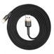 Кабель Baseus Cafule Cable USB For iP 2A 3m Gold+Black (CALKLF-RV1) [803721], фото 2