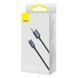 Кабель Baseus Crystal Shine Series Fast Charging Data Cable USB to Type-C 100W 1.2m Black (CAJY000401) [804355], фото 2