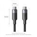 Кабель Vention USB Type-C - USB Type-C (M/M), 100W, 5A, 1 м, White (TRGWF) [604411], фото 3