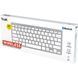 Клавіатура бездротова Trust Bluetooth Basics White (25486) (25486_TRUST) [606027], фото 4