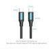 Кабель Vention USB Type-C - USB Type-C (M/M) TPE Round PD 60W, 3A, 0.5 м, Black (COSBD) [604008], фото 4