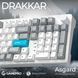 Клавіатура бездротова GamePro Asgard Drakkar Keychron Super Red Switch White (MK305WH) [616475], фото 6