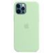 Чохол-накладка Apple Silicone Case with MagSafe для Apple iPhone 12 Pro Max Pistachio (MK053) [601123], фото 1