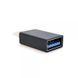 Адаптер Cablexpert USB - USB Type-C V 3.0 (F/M) Black (A-USB3-CMAF-01) [603619], фото 1