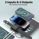 УМБ Choetech Magnetic Wireless 10000mAh 22.5W,PD,QC3.0 USB-A,2xUSB-C AppleWatchcharg,build in type-C (B695-BK) [405429], фото 7