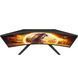 Монітор TFT 31.5" AOC, VA, QHD, 180Гц, 0,5 мс, вигнутий, 2хHDMI, DP, чорно-сірий (CQ32G4VE) [400821], фото 9