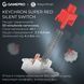 Клавіатура бездротова GamePro Asgard Drakkar Keychron Super Red Switch White (MK305WH) [616475], фото 9