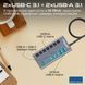 USB-хаб Promate USB Type-C 7-в-1 Grey (gegahub-10g) [605151], фото 2