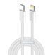 Кабель ColorWay Lightning + USB Type-C (M/M), 3.0 А, 1 м, Grey (CW-CBPDCL061-GR) [604166], фото 1
