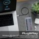 USB-хаб Promate USB Type-C 7-в-1 Grey (gegahub-10g) [605151], фото 5