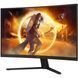 Монітор TFT 31.5" AOC, VA, QHD, 180Гц, 0,5 мс, вигнутий, 2хHDMI, DP, чорно-сірий (CQ32G4VE) [400821], фото 3