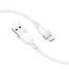 Кабель HOCO X109 Energy silicone charging data cable Micro(L=1M) White (6942007636230) [803650], фото 4