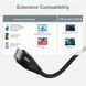 Кабель Choetech USB Type-C - USB Type-C (M/M) 100W, 1 м Black (XCC-1008) [619610], фото 4