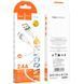 Кабель HOCO X109 Energy silicone charging data cable Micro(L=1M) White (6942007636230) [803650], фото 2