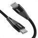 Кабель Choetech USB Type-C - USB Type-C (M/M) 100W, 1 м Black (XCC-1008) [619610], фото 2