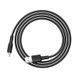 Кабель ACEFAST C2-02 USB to iP 2.4A, 1.2m, silicone, zinc connectors, Black (AFC2-02B) [802310], фото 4