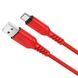 Кабель HOCO X59 USB to Type-C 3A, 1m, nylon, TPE connectors, Red (6931474744937) [802242], фото 1