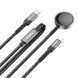 Кабель HOCO CW54 2-in-1 charging cable iP+iWatch Black (6942007611381) [803617], фото 3
