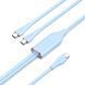 Кабель USB 2.0 Type-C M - 2хType-C M Y-Splitter 1.5м 100W Blue Silicone Type Vention (CTMSG) [402460], фото 1