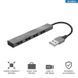 TRUST Halyx 4-PORT Mini USB 2.0 Hub (23786) [302576], фото 6