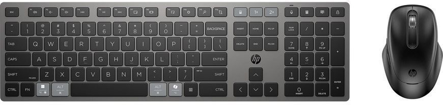 Комплект клавіатура та миша HP 720 Multi-Device Rechargeable, BT, EN/UK, чорний (9T5A9AA) [103723]