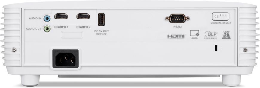 Проєктор домашнього кінотеатру Acer H6555BDKi FHD, 4800 lm, 1.125-1.46, WiFi (MR.JVQ11.004) [105357]